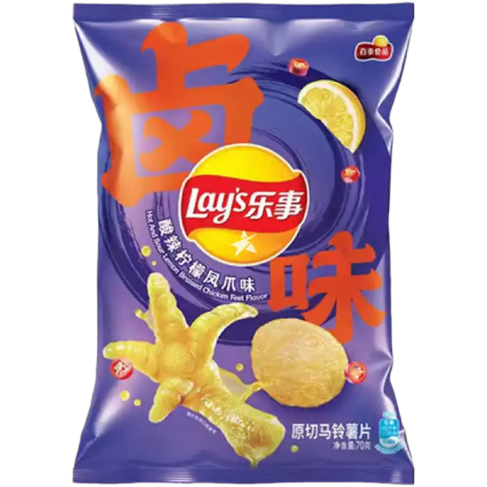 LAY'S Kartoffelchips Lemon Chicken Feet 70G