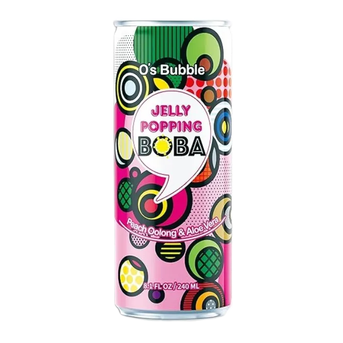 O'S Popping Boba Jelly Pfirsich Ds 240ML
