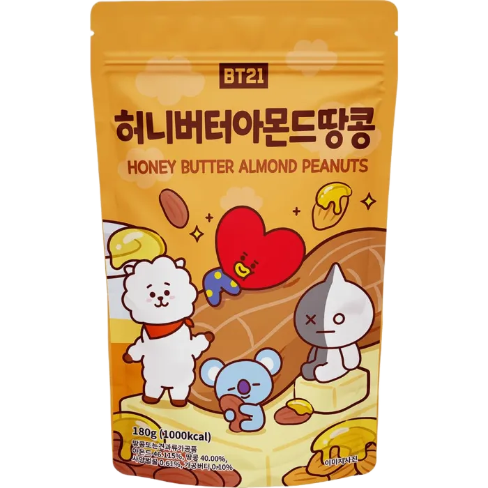 LINE FRIENDS BT21 Honey Butter Almond 30G