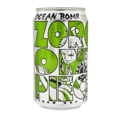 OCEAN BOMB ONE PIECE Zoro Honey Lemon 330ML Kohlensäurehaltiges Erfrischungsgetränk