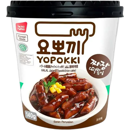 YOPOKKI Ricecake Cup HALAL Jjajang 120G