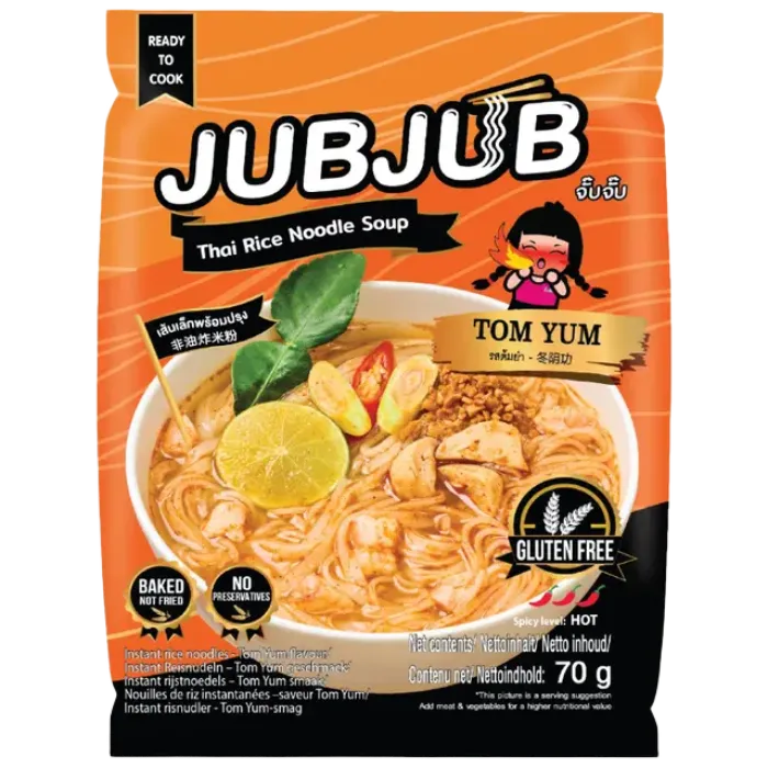JUBJUB Inst. Reisnudeln Tom Yum 70G