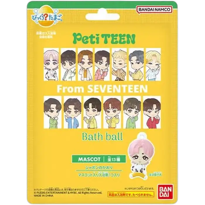 BANDAI Bath Ball Bikkura Petiteen f. Seventeen 1St