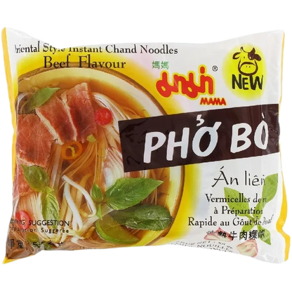 MAMA Instant Reisnudeln Rindfleisch Pho Bo Pk 55G
