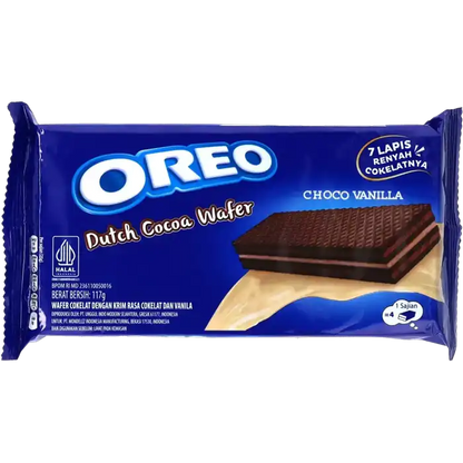 OREO Dutch Cocoa Wafer Choco Vanilla Flavor 117G