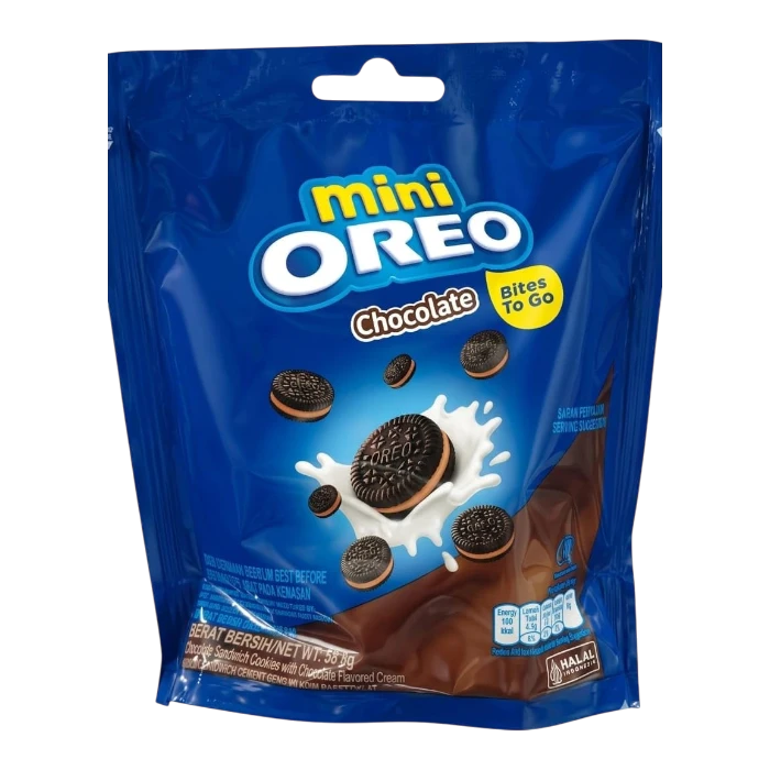 OREO Mini Choco Sandwich Cook. Pouch Choco 61,3G