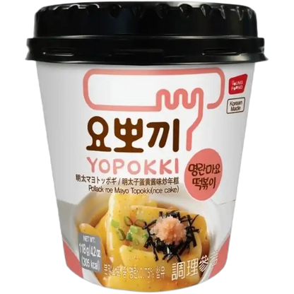 YOPOKKI Ricecake Cup Dak Galbi 118G – Koreanische Rice Cakes im Becher