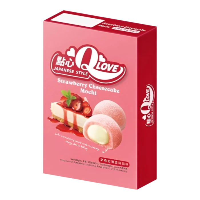 QLOVE  Mochi Strawberry Cheesecake 180G