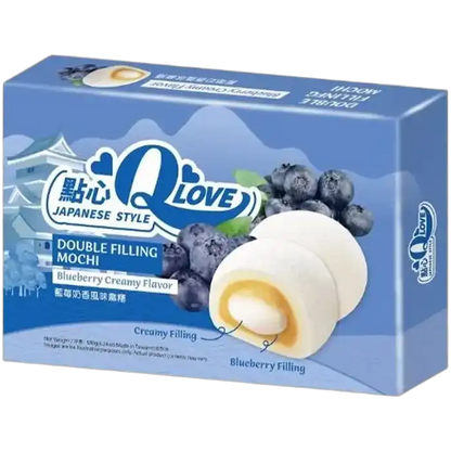 QLOVE  Mochi Blueberry Double Filling 180G