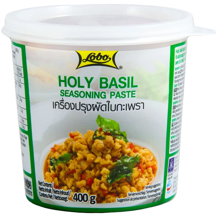 LOBO Pad Ka Prao Würzpaste 400G – Thai Holy Basil Seasoning Paste