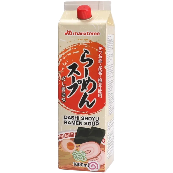 MARUTOMO Dashi Shoyu Ramen Soup 1,8L – Japanische Suppenbasis