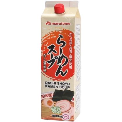 MARUTOMO Dashi Shoyu Ramen Soup 1,8L – Japanische Suppenbasis