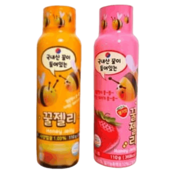 Honey Jelly Original & Strawberry 110G – Erdbeer-Honig Jelly Snack