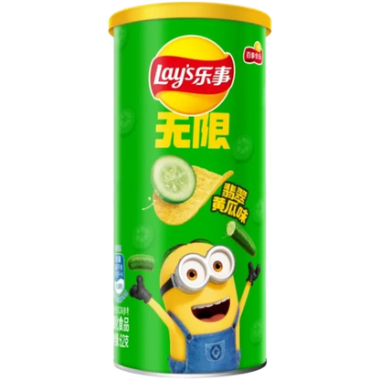 LAY'S Kartoffelchips Minions Cucumber 62G – Gurkenchips Limited Edition