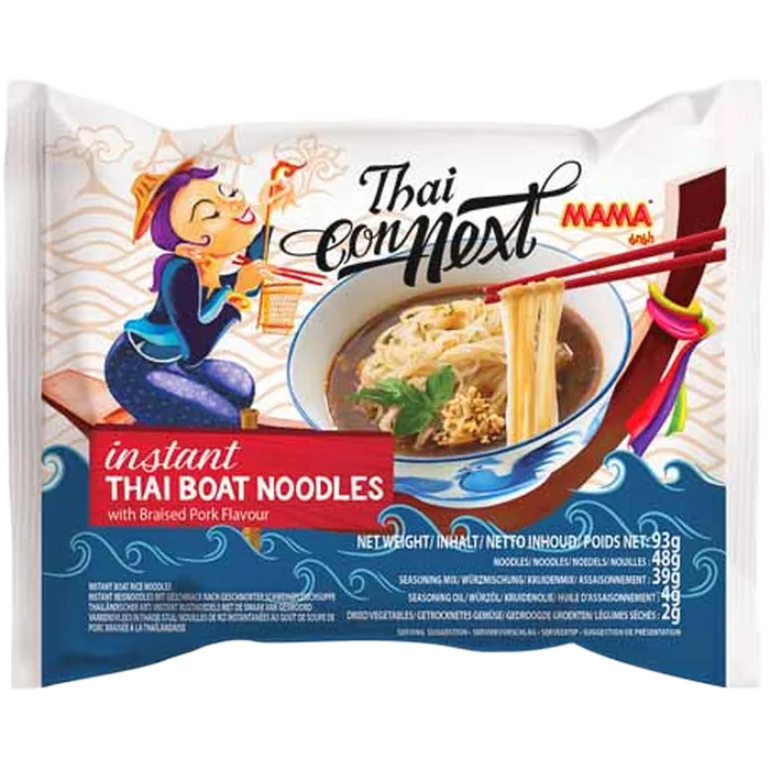 MAMA Thai Connext Boat Noodles 93G Instant Reisnudeln Thai Style