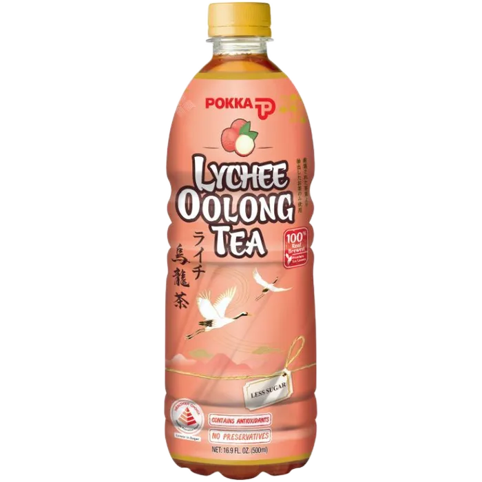 POKKA Eistee Lychee Oolong 500ML Asiatischer Litschi Oolong Eistee