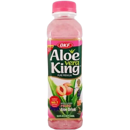 OKF Aloe Vera Getränk Pfirsich 500ML Koreanisches Aloe Vera Getränk