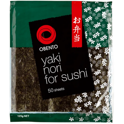 OBENTO Yaki Nori für Sushi 125G – Geröstete Nori-Blätter