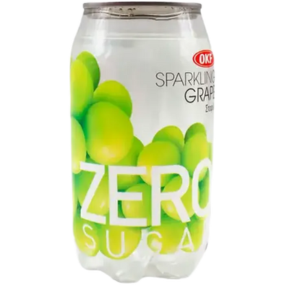 OKF Sparkling Grape Zero 350ML Zuckerfreies Trauben Erfrischungsgetränk
