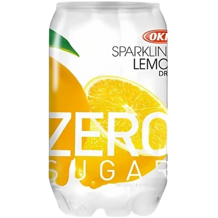 OKF Sparkling Lemon Zero 350ML – Zuckerfreies Zitronen-Erfrischungsgetränk