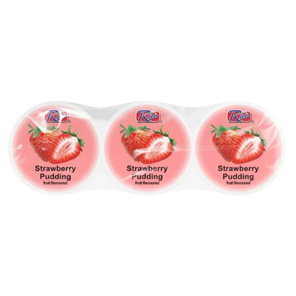 RICO Nata de Coco Strawberry 195G Erdbeer Pudding Dessert