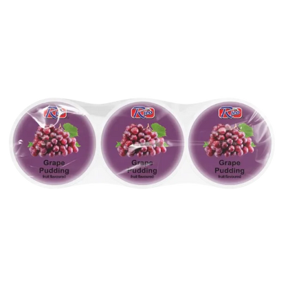 RICO Nata de Coco Grape 195G Traubenpudding mit Kokosgel