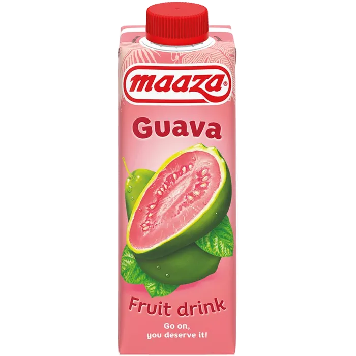 MAAZA Guave Getränk 330ML Tropisches Guaven Fruchtsaftgetränk im Tetrapak