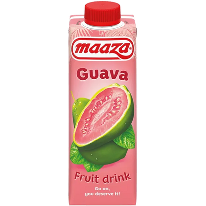MAAZA Guave Getränk 330ML Tropisches Guaven Fruchtsaftgetränk im Tetrapak