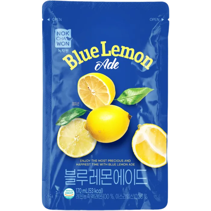 NOKCHAWON Ade Blue Lemon 170ML – Koreanisches Blue Lemon Getränk