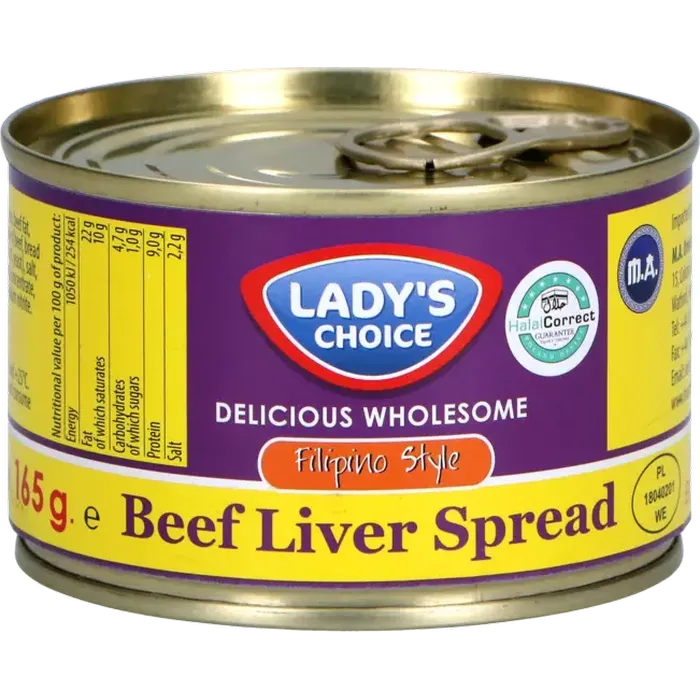 LADY'S CHOICE Liver Spread Pork&Beef 165G – Leberaufstrich