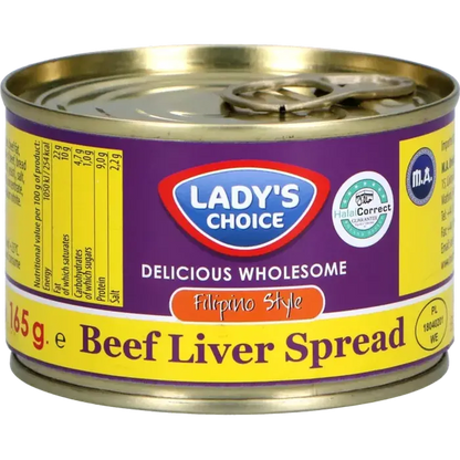 LADY'S CHOICE Liver Spread Pork&Beef 165G – Leberaufstrich