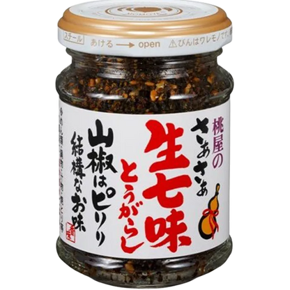 MOMOYA Würzöl mit Frühlingszwiebeln 100G Japanisches Taberu Negi Abura