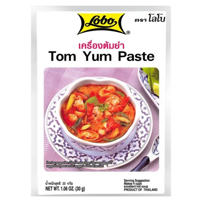 LOBO Tom Yum Paste 30G Thailändische Würzpaste für Tom Yum Suppe
