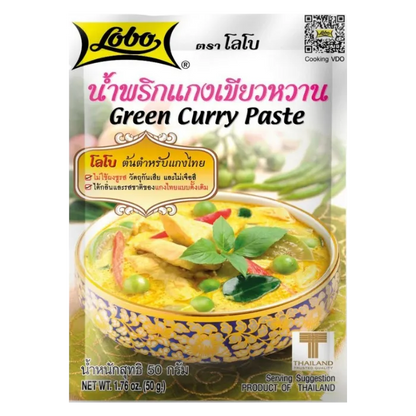 LOBO Green Curry Paste 50G – Thailändische grüne Currypaste
