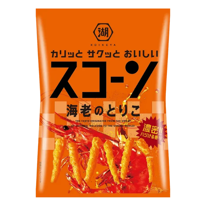 KOIKEYA Scorn Mais-Snack Garnelen Geschmack 70g
