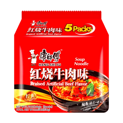 KANG SHI FU Braised Beef Instant Nudeln 106G Rindfleischgeschmack