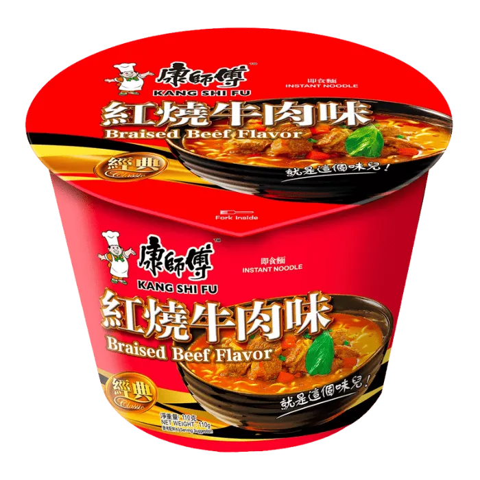 KANGSHIFU Instant Nudeln geschmortes Rind Cup 110g