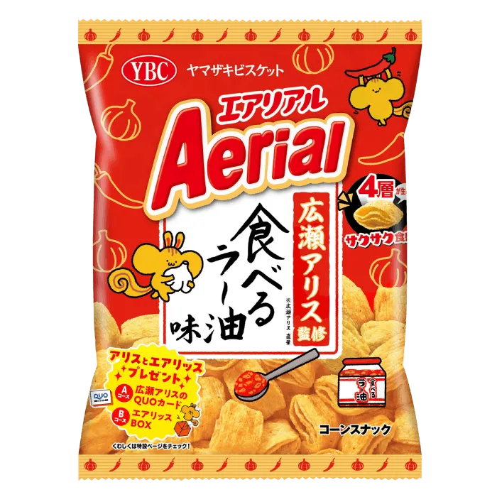 YBC Aerial Mais Snack Chili Öl Geschmack 65G Japanischer Mais Snack