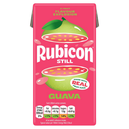 RUBICON Guavasaft still Tetrapak 288ML Tropisches Guava Fruchtsaftgetränk
