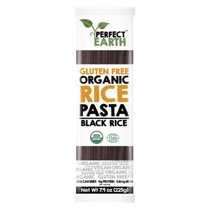 PERFECT EARTH Schwarz Bio Reisnudeln 225g Glutenfreie Bio Reisnudeln aus Thailand