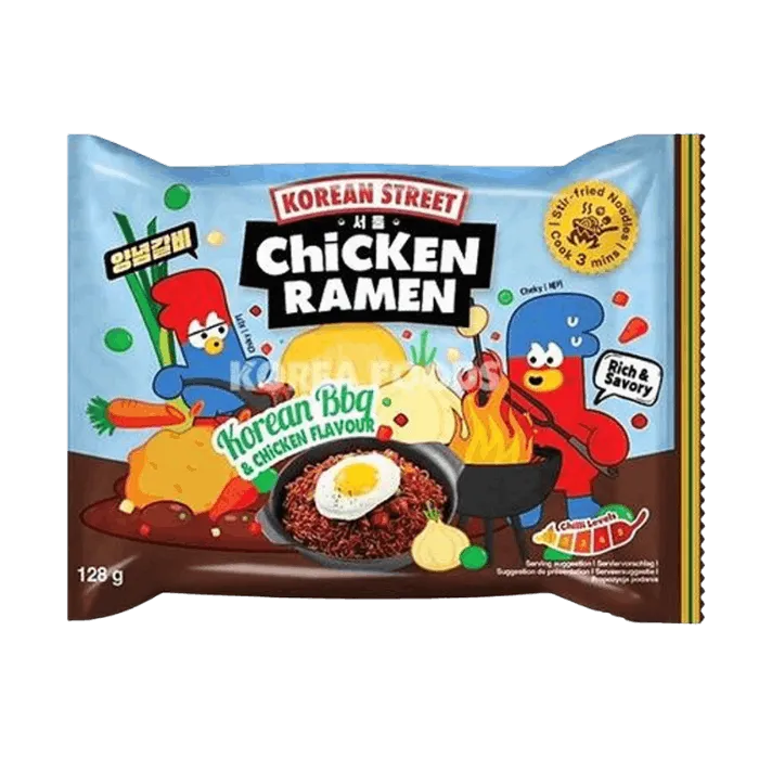 KOREAN STREET Chicken Ramen Kor.BBq&Hühn 130G