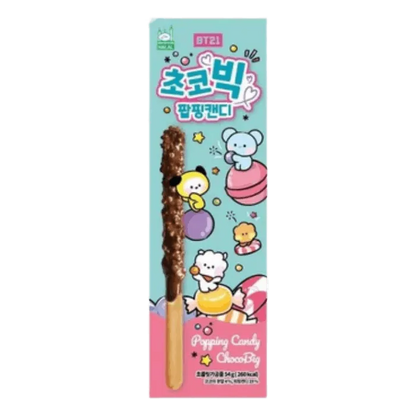 BT21 Choco Big Sticks Popping Candy 54G