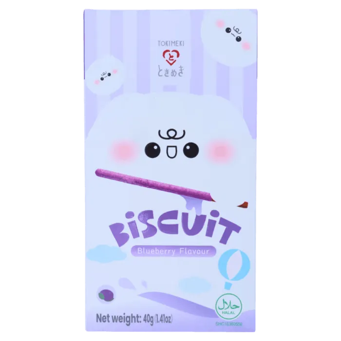 TOKIMEKI Biscuit Popping Candy Blauberre 40g
