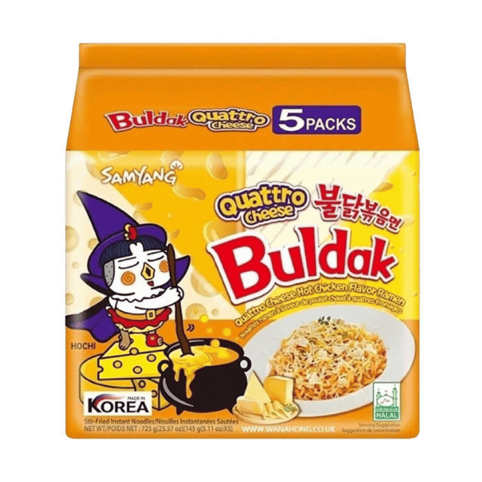 SAMYANG Buldak Quattro Cheese Instant Ramen 5x145g