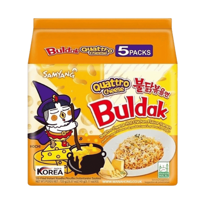 SAMYANG Buldak Quattro Cheese Instant Ramen 5x145g