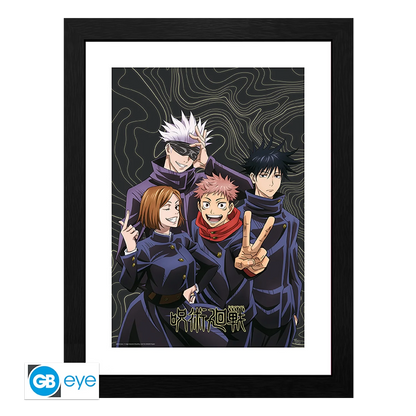 JUJUTSU KAISEN Framed Print Team Picture