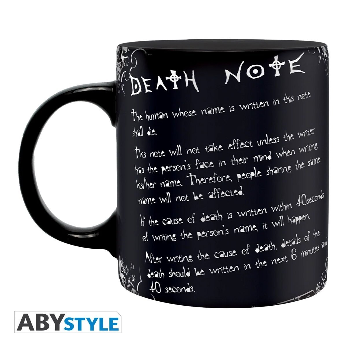DEATH NOTE Mug 320ML L & Rules