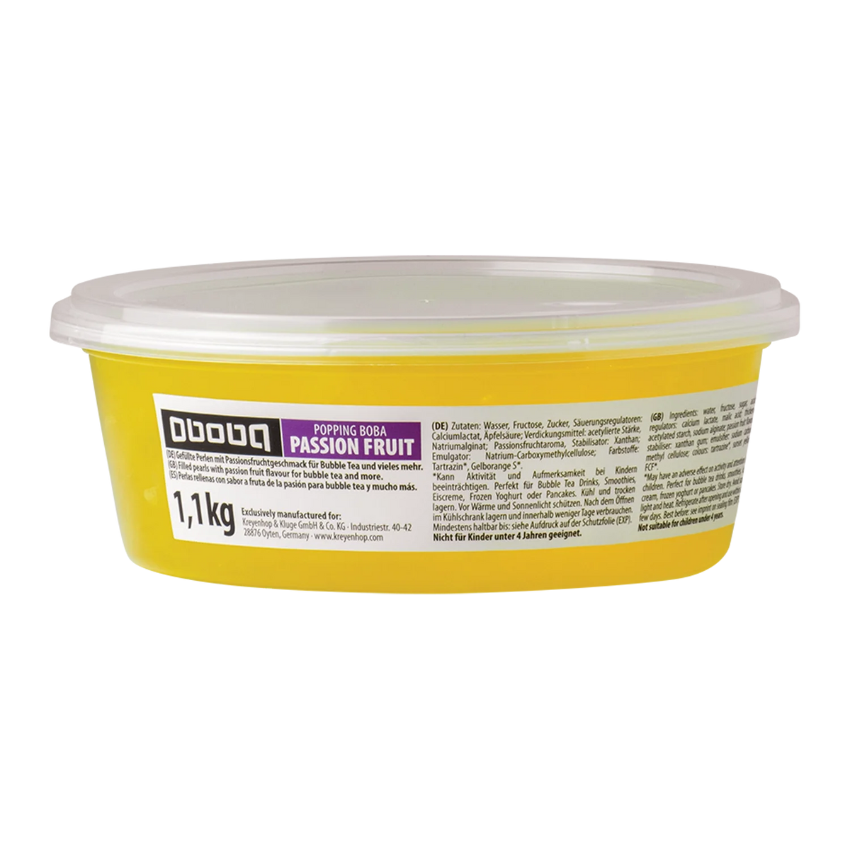 OBOBA Popping Boba Passionsfrucht 1,1KG
