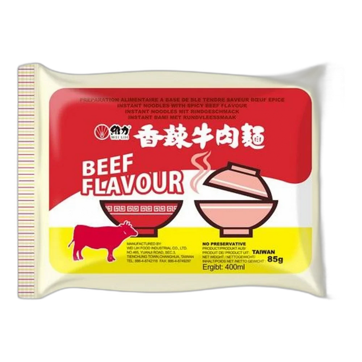 WEI LIH Instant Noodle Beef 85G