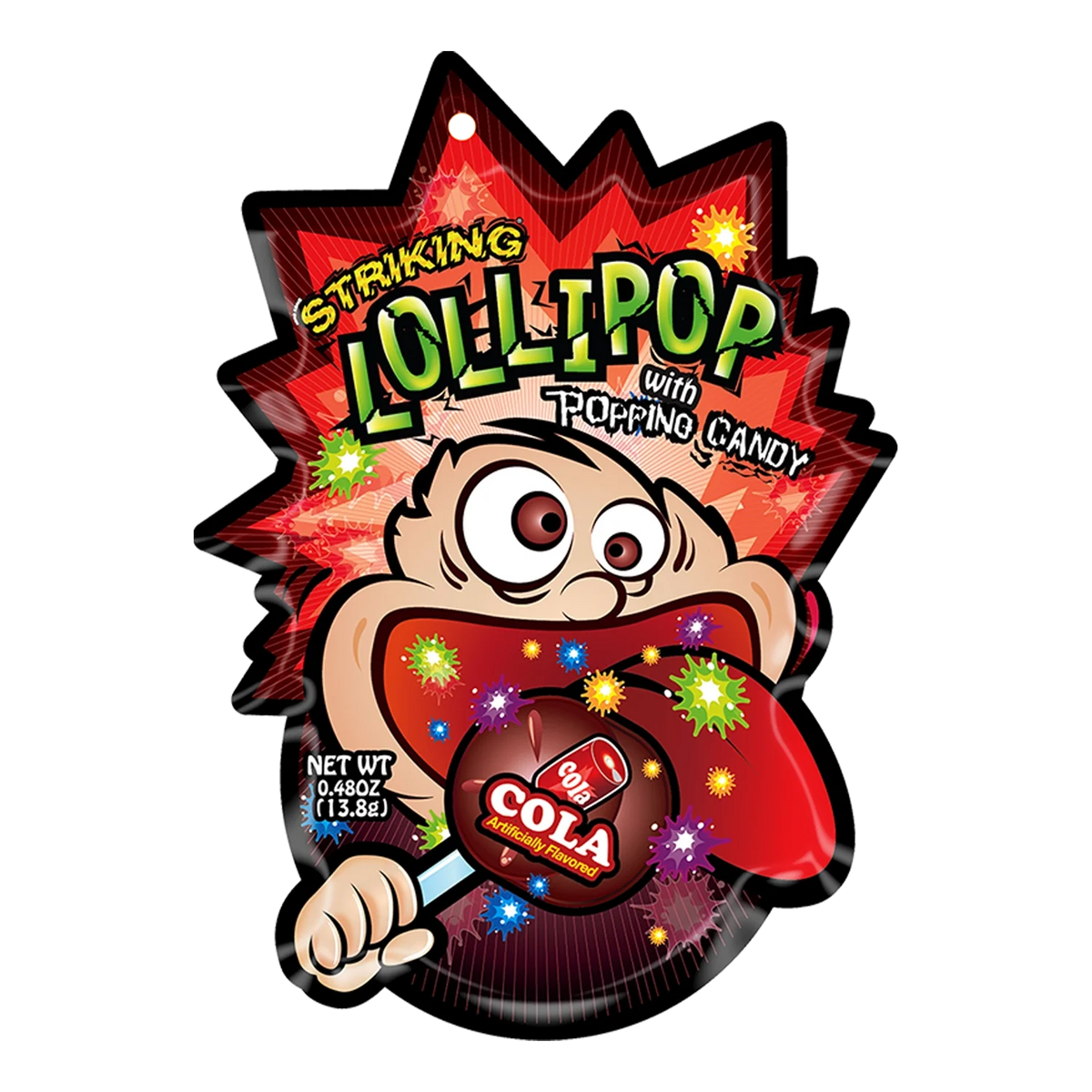 STRIKING Lollipop Popping Candy Cola 13,8G